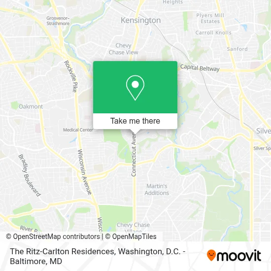 The Ritz-Carlton Residences map