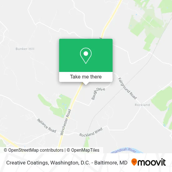 Creative Coatings map