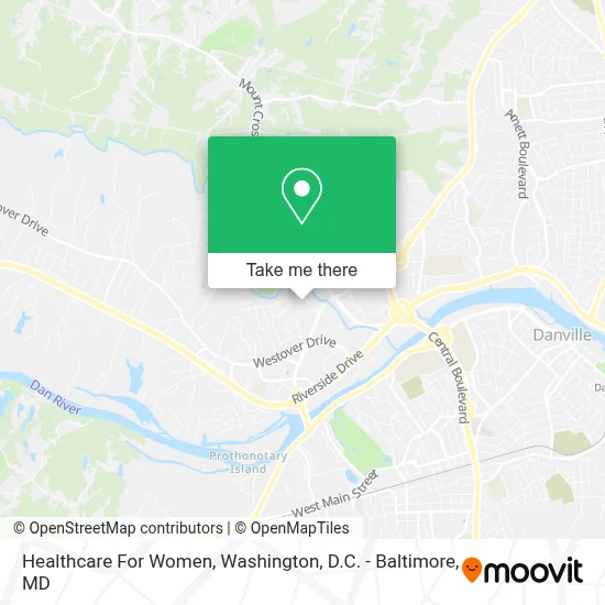 Healthcare For Women map