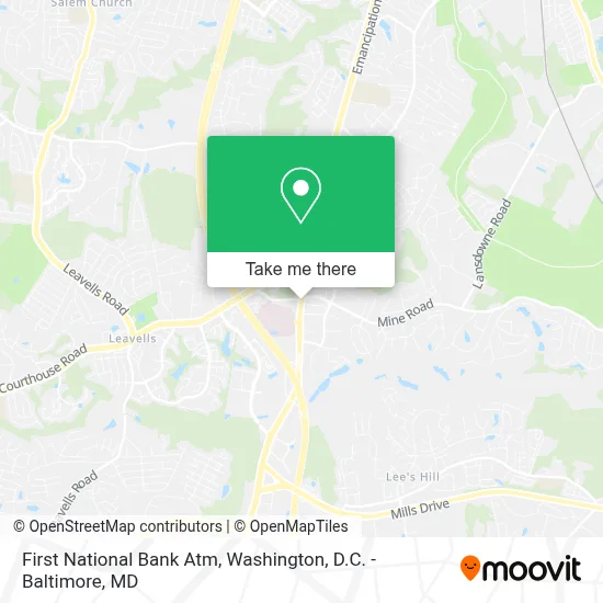 First National Bank Atm map
