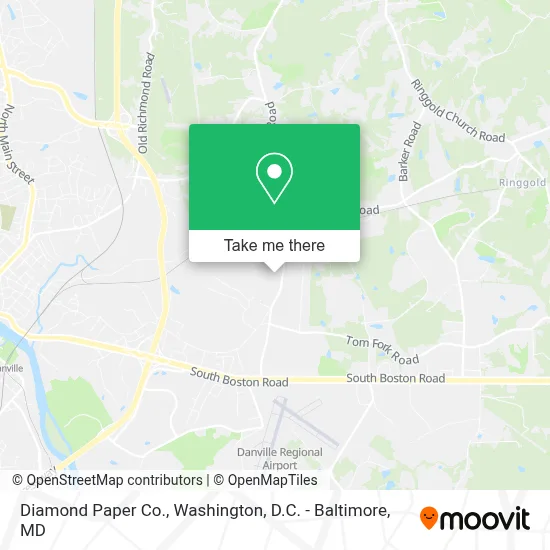 Diamond Paper Co. map