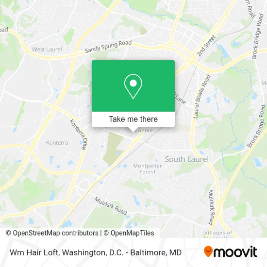 Wm Hair Loft map