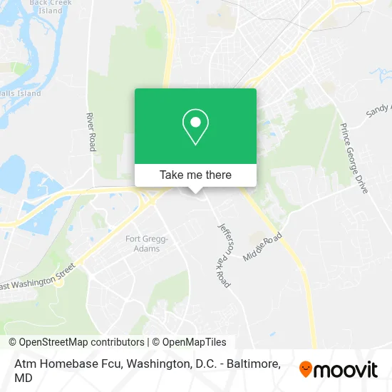 Atm Homebase Fcu map
