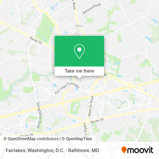 Fairlakes map