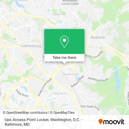 Ups Access Point Locker map
