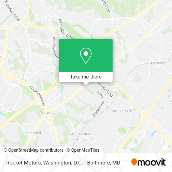 Rocket Motors map