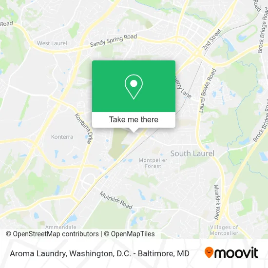 Aroma Laundry map
