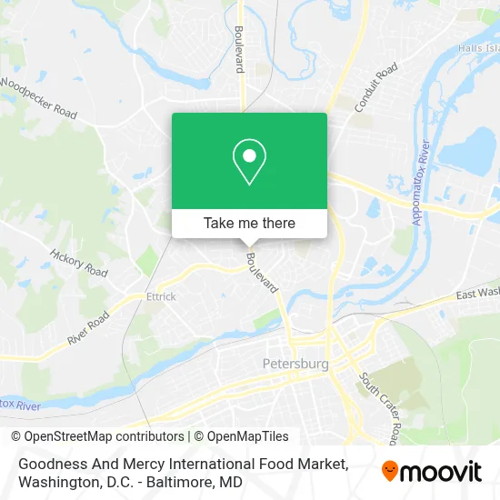 Goodness And Mercy International Food Market map