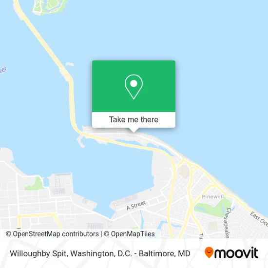 Willoughby Spit map