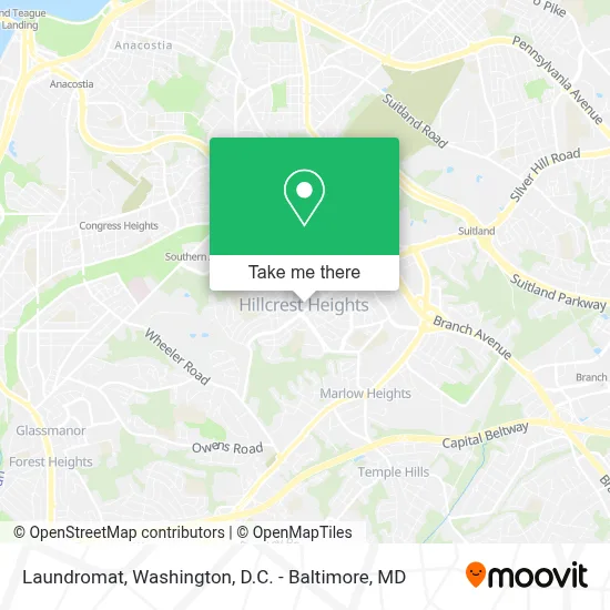 Laundromat map