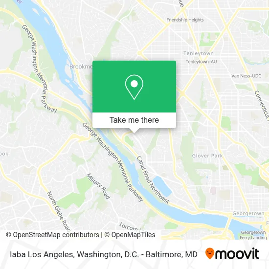 Iaba Los Angeles map