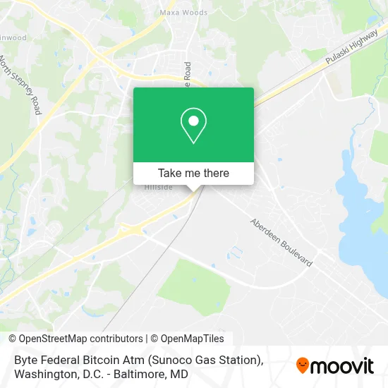 Byte Federal Bitcoin Atm (Sunoco Gas Station) map