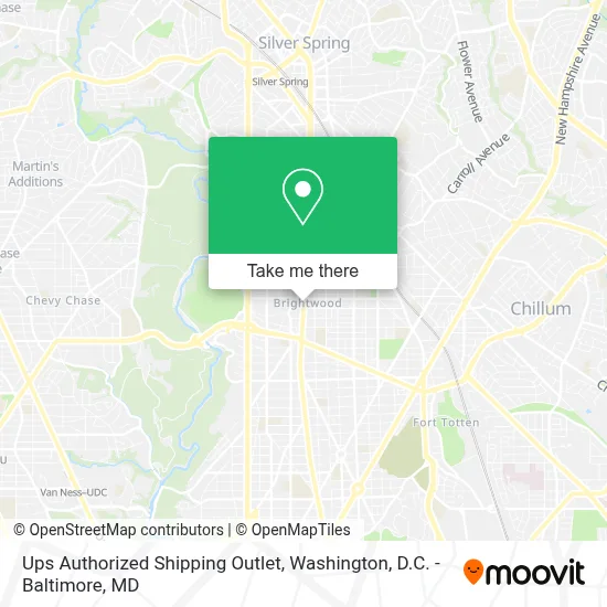 Ups Authorized Shipping Outlet map