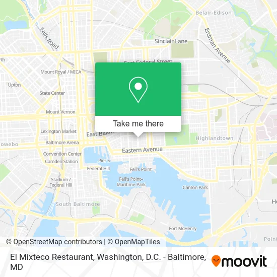 El Mixteco Restaurant map