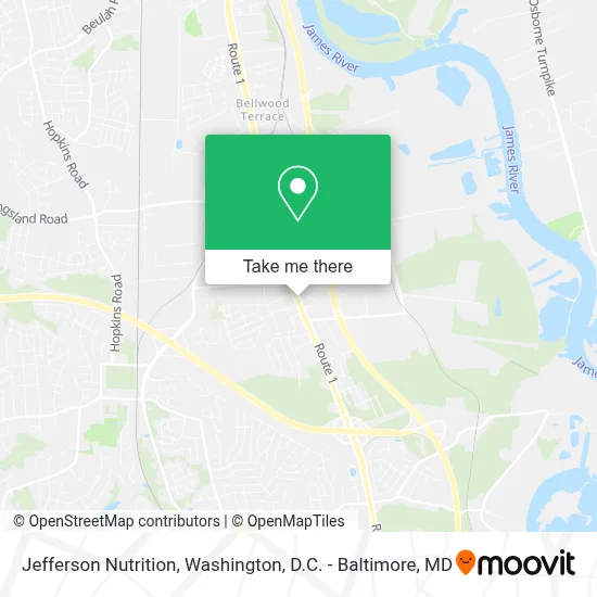 Jefferson Nutrition map