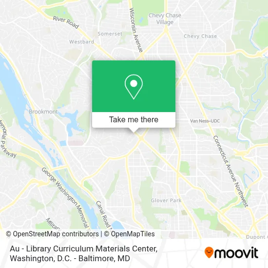 Au - Library Curriculum Materials Center map