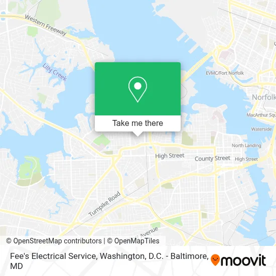 Fee's Electrical Service map