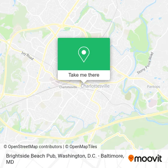 Brightside Beach Pub map