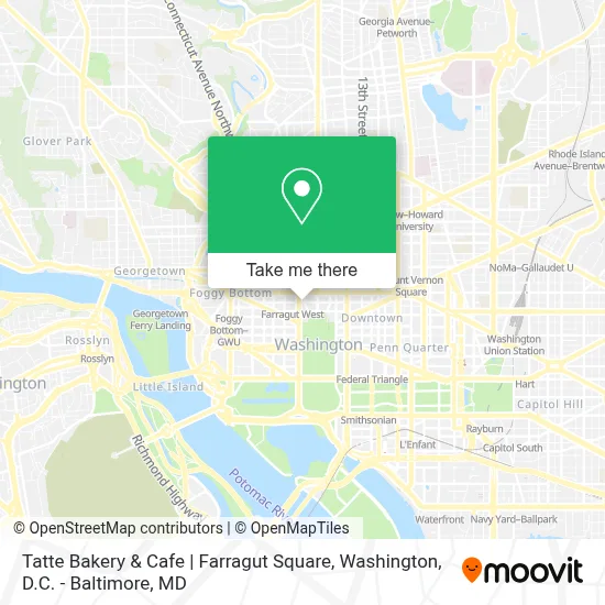 Tatte Bakery & Cafe | Farragut Square map