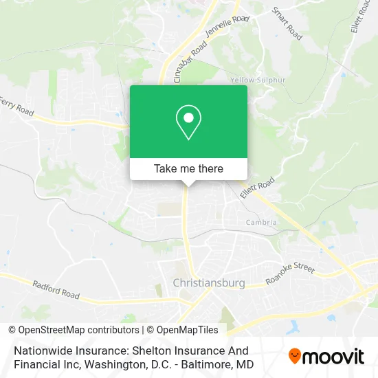 Nationwide Insurance: Shelton Insurance And Financial Inc map