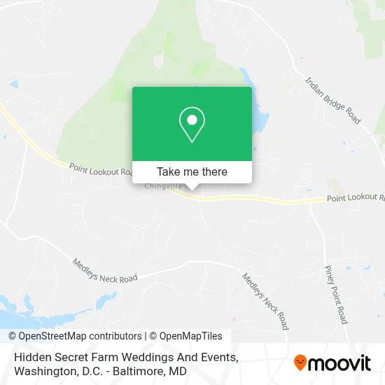 Hidden Secret Farm Weddings And Events map