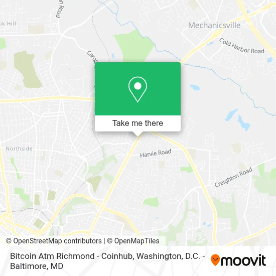 Bitcoin Atm Richmond - Coinhub map