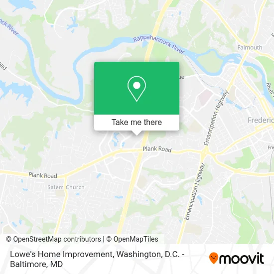 Lowe's Home Improvement map
