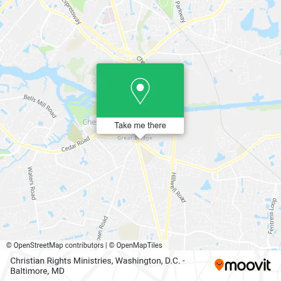Christian Rights Ministries map