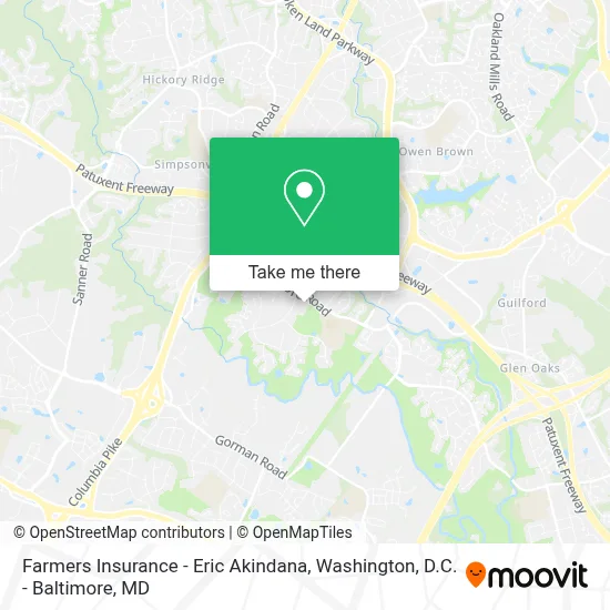 Farmers Insurance - Eric Akindana map