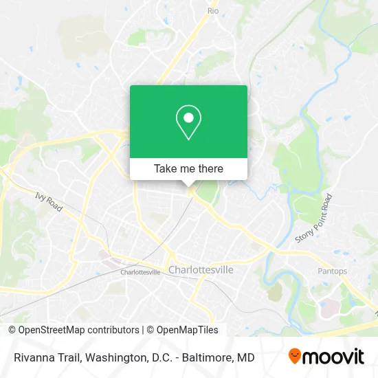 Rivanna Trail map