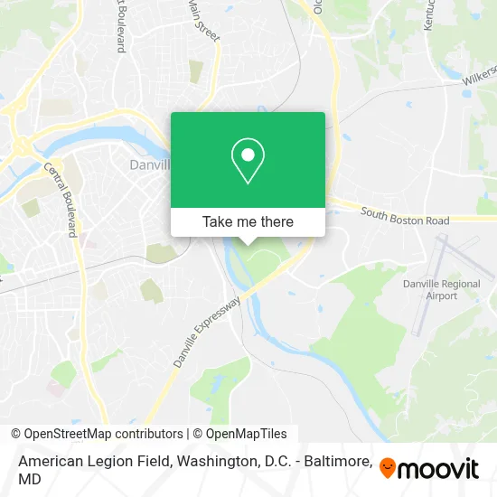 American Legion Field map