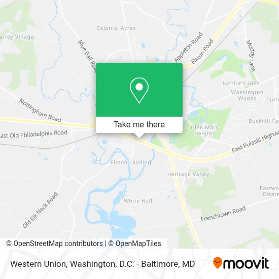 Western Union map