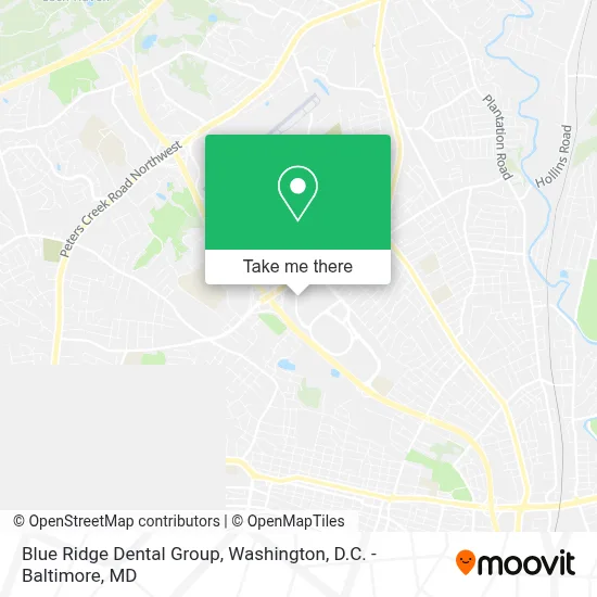 Blue Ridge Dental Group map