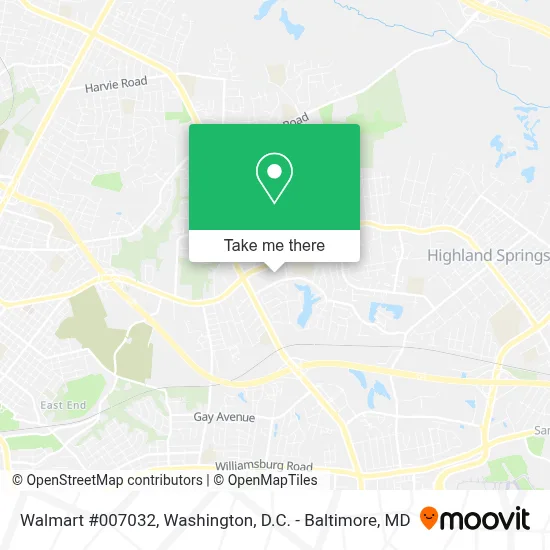 Walmart #007032 map