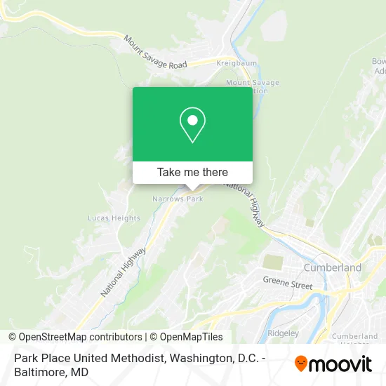 Park Place United Methodist map