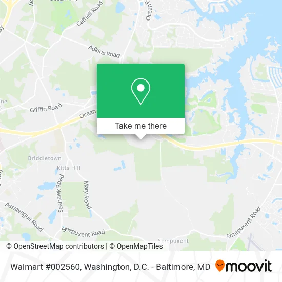 Walmart #002560 map