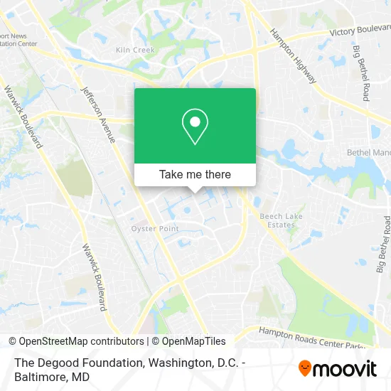 The Degood Foundation map