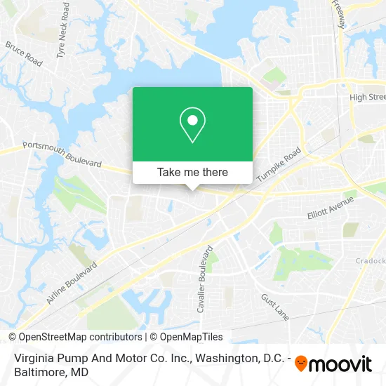 Virginia Pump And Motor Co. Inc. map