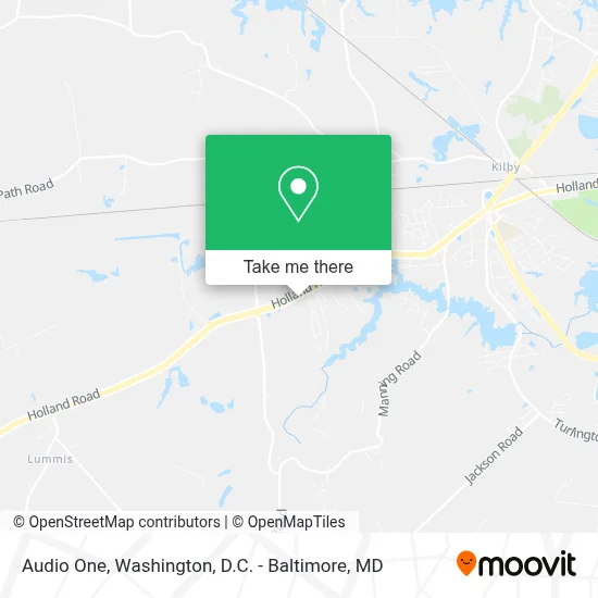 Audio One map