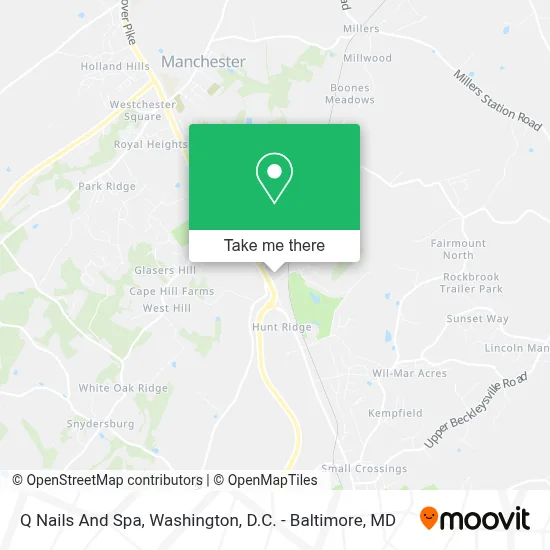 Q Nails And Spa map