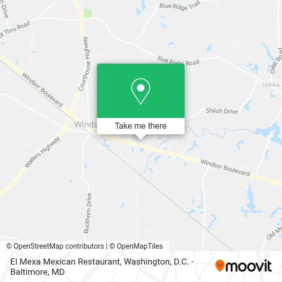 El Mexa Mexican Restaurant map