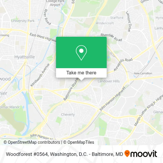 Woodforest #0564 map