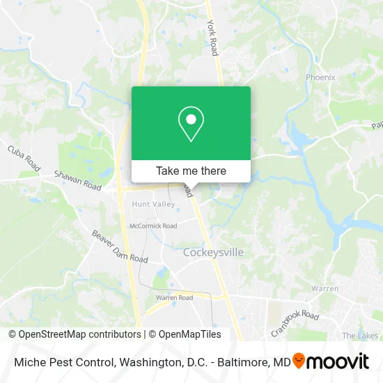 Miche Pest Control map