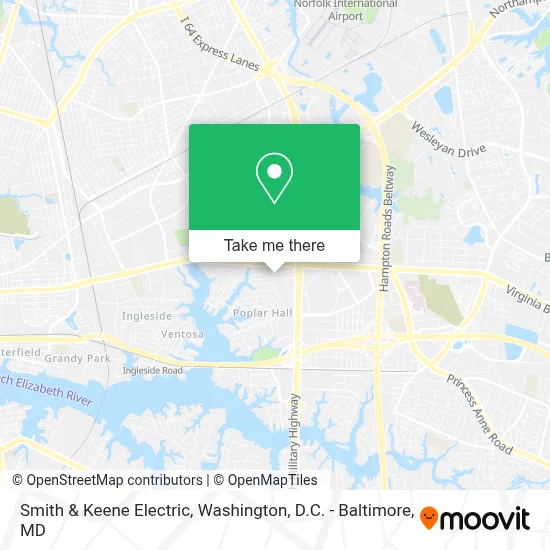 Smith & Keene Electric map