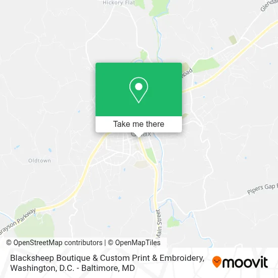 Blacksheep Boutique & Custom Print & Embroidery map