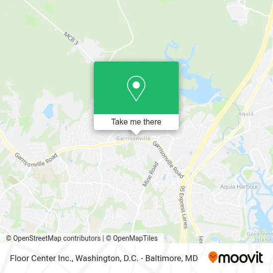 Floor Center Inc. map