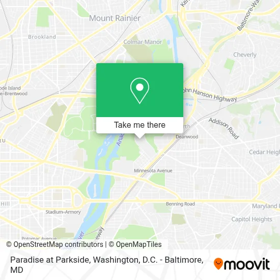 Paradise at Parkside map