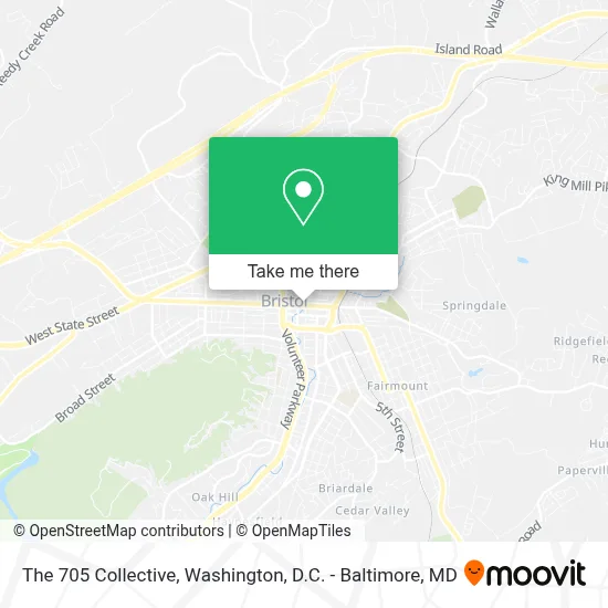 The 705 Collective map