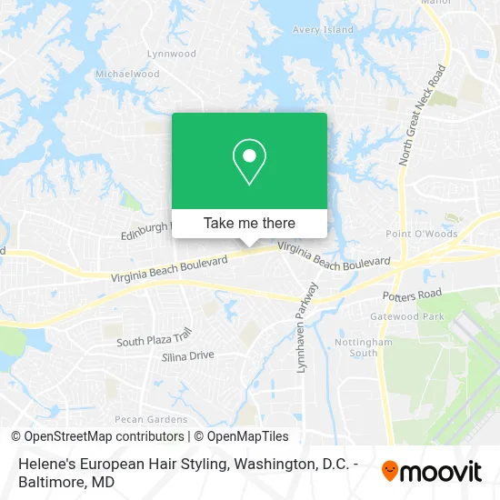 Helene's European Hair Styling map