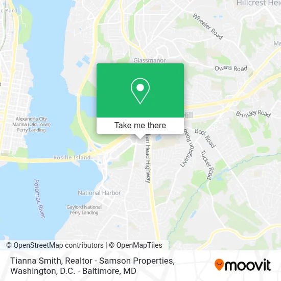 Tianna Smith, Realtor - Samson Properties map
